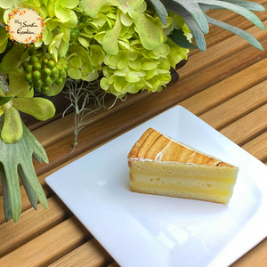 Lemon Meringue Apple Caramel Sliced Cake