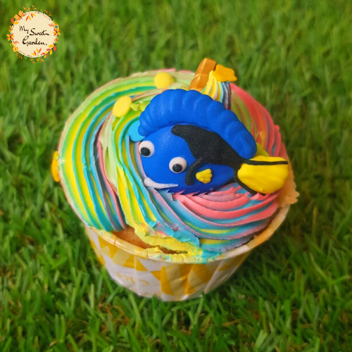Blue Tang Artistic Cupcake B