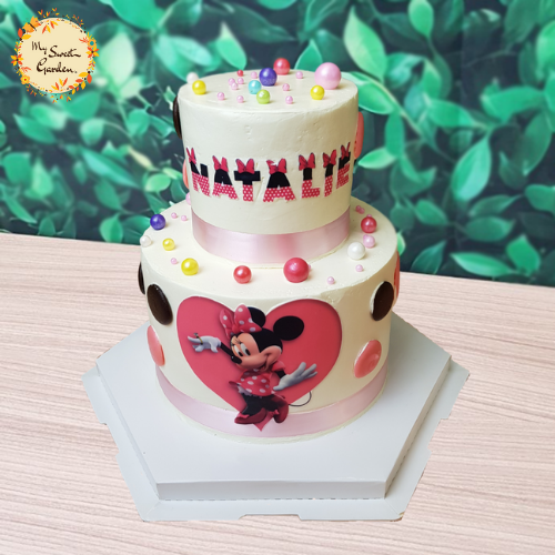 DIY Polka Dot Layered Cake Base A