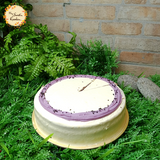 Honey Sweet Potato Latte Black Sesame Cake