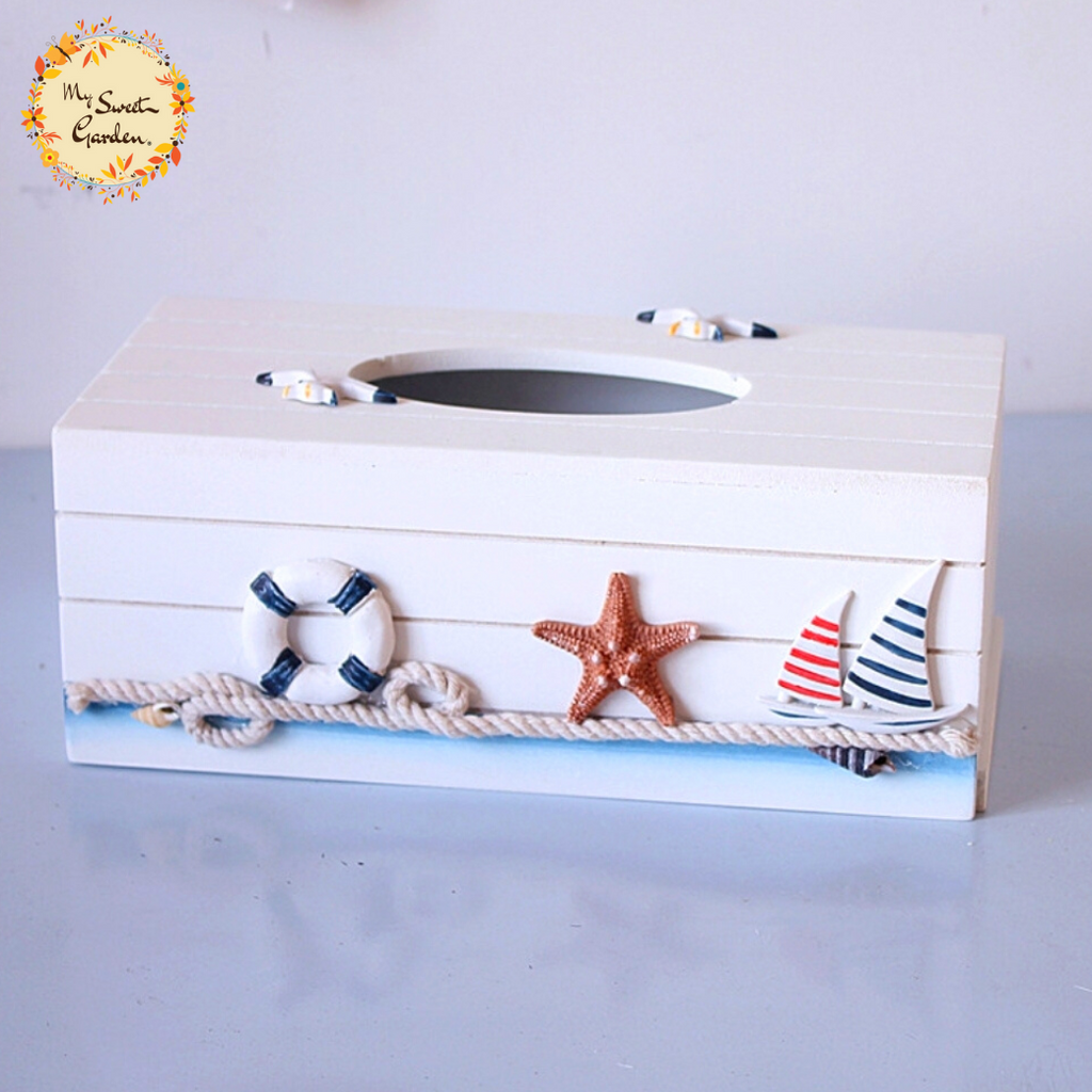 Decorative Mediterranean Tissue Box Ornament