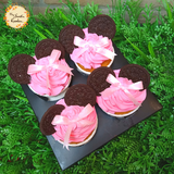 Mouse Ears Oreo Artistic Cupcake