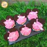 Mouse Ears Oreo Artistic Cupcake