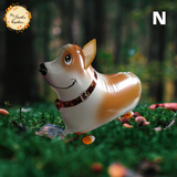 Dog Walking Helium Foil Balloon