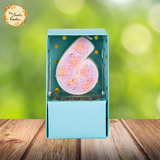 Pink Rose Numbered Candle