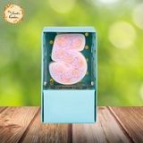 Pink Rose Numbered Candle