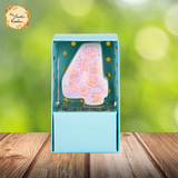 Pink Rose Numbered Candle