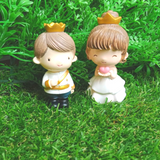 Prince and Princess Clay Figurine
