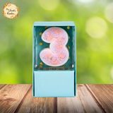 Pink Rose Numbered Candle