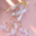 Feathery Bird Cage Cake Deco