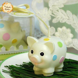 Polkadot Pig Themed Candle