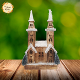 Gingerbread Wooden House Christmas Decorations