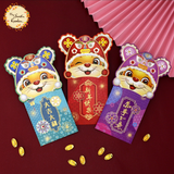 Assorted Tiger Wearing Hat Themed Red Packet