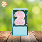 Pink Rose Numbered Candle