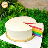 Rainbow Layered Cake