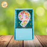Sprinkled Numbered Candle