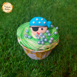Pirate Artistic Cupcake A