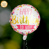 Happy Birthday Round Foil Balloon