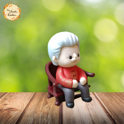 Grandfather Plastic Figurine