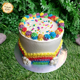 DIY Open Star Tip Cake Base