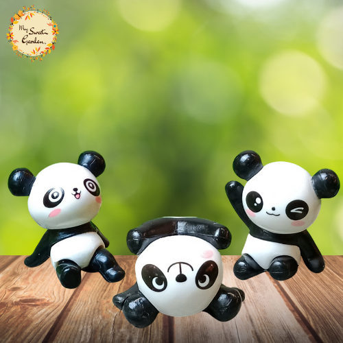 Panda Ceramic Figurine