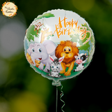 Happy Birthday Round Foil Balloon
