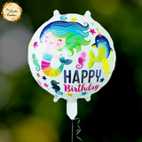 Happy Birthday Round Foil Balloon