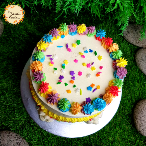 DIY Open Star Tip Cake Base
