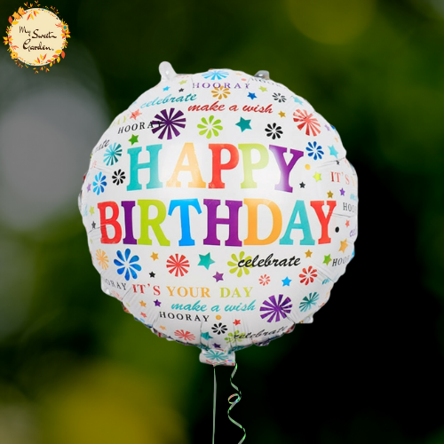 Happy Birthday Round Foil Balloon