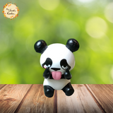 Panda Ceramic Figurine