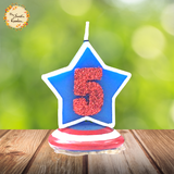 Superhero Numbered Candle