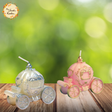 Cinderella Pumpkin Coach Themed Candle