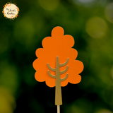 Autumn Tree Theme Paper Insert