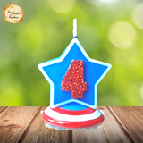 Superhero Numbered Candle