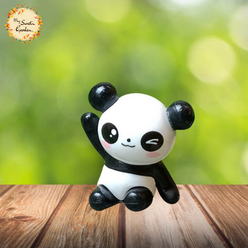 Panda Ceramic Figurine