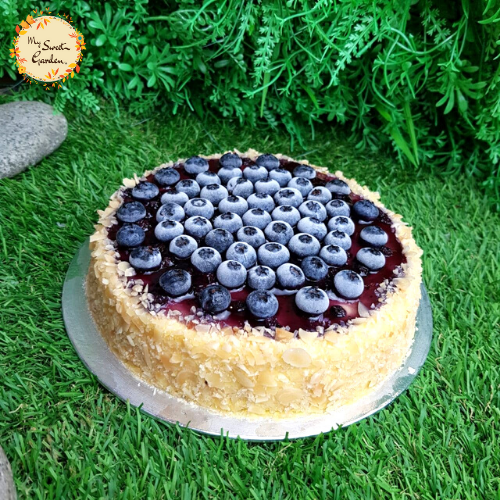 Blueberry Cheesecake with Fresh Blueberries