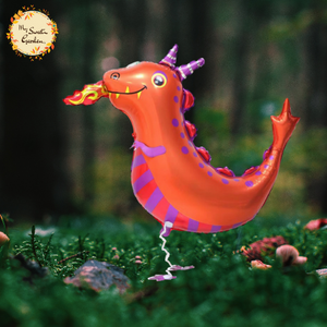 Jurassic Themed Walking Helium Foil Balloon