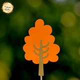 Autumn Tree Theme Paper Insert