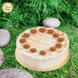 Sea Salt Caramel Walnut Cake