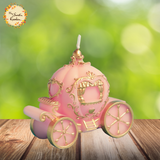 Cinderella Pumpkin Coach Themed Candle