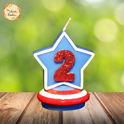 Superhero Numbered Candle