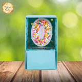 Sprinkled Numbered Candle