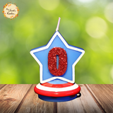 Superhero Numbered Candle