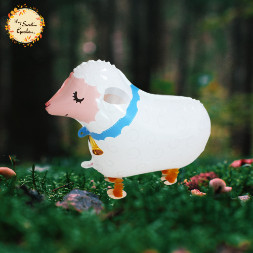 Assorted Farm Animals Walking Helium Foil Balloon
