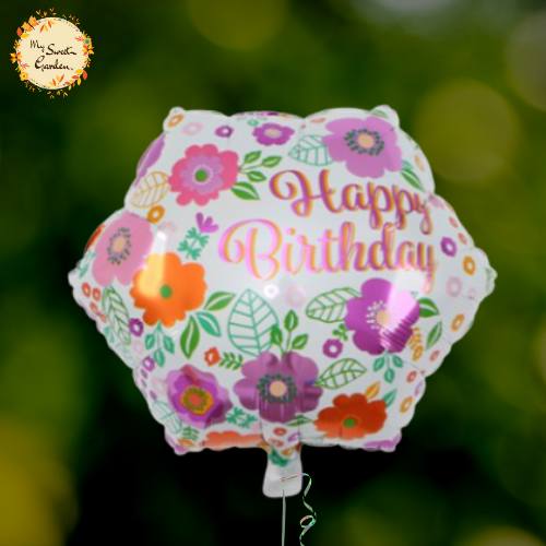 Happy Birthday Hexagonal Foil Balloon