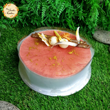 Eastern Asia Raspberry Golden Mousse Cheesecake