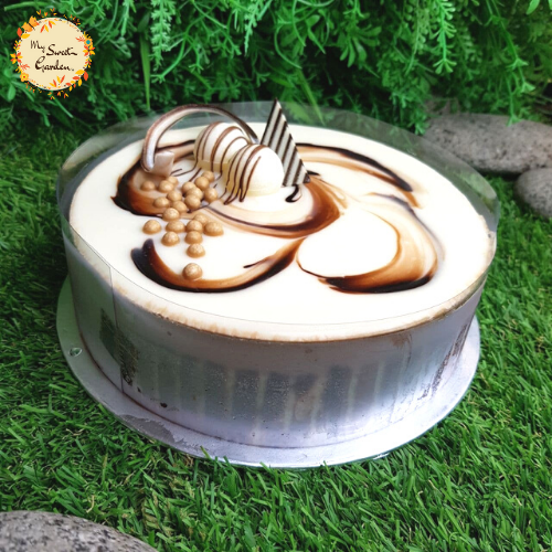 Chocolate Hazelnut Mousse With White Ganache