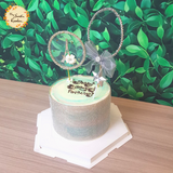 DIY Watercolor Ombre Cake Base A
