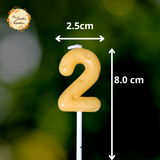 Cheese Numbered Candle