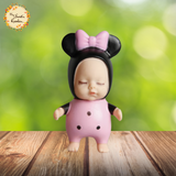 Baby Mouse Hat Doll Ceramic Figurine